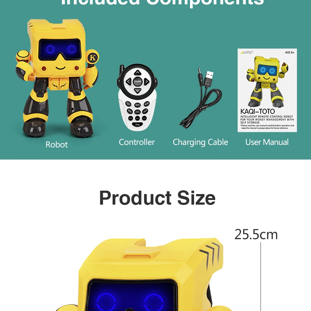 JJRC R17 робот inteligente музыка танец RC робот для детей следящий датчик жестов ИК Робот Игрушки Robo программируемый робот дети