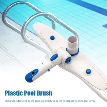 

Nylon Swimming Pool Brush Detachable Pool Cleaning Brush Tool Swimming Pool Adjustable Maintenance Tools With Suction Brush