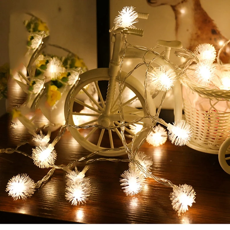 

DHL AC100m 600leds Christmas Tree Snow Flakes Snowballs LED String Fairy Light Xmas Party Home Garden Garland Decoration Lights