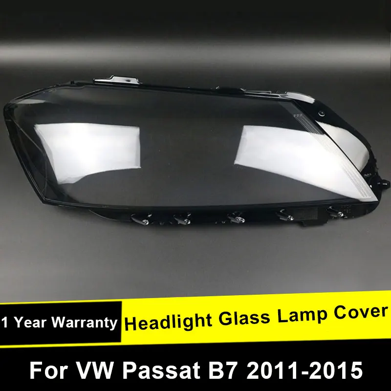 

Car Styling Headlight Lens Glass Lampcover Cover for VW Passat B7 2011-2015 Transparent Protective Shell Protect Headlamp