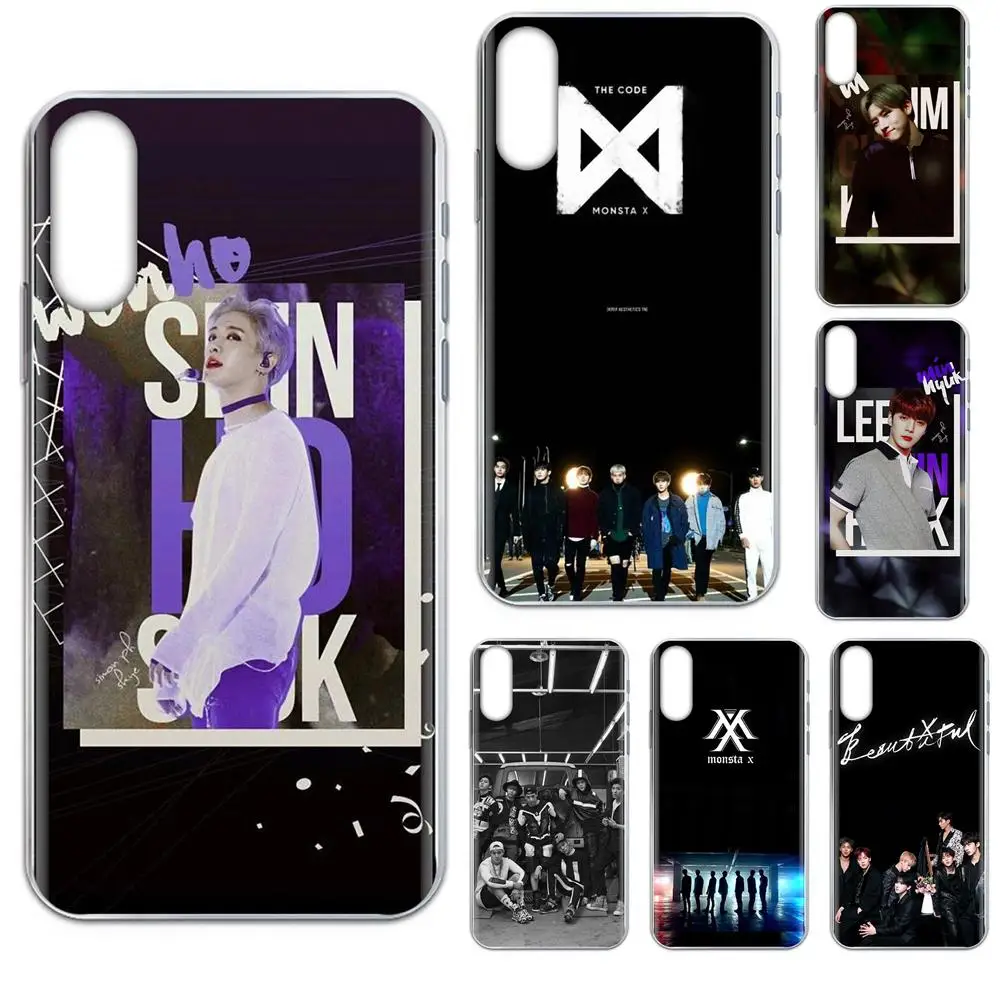 Чехол из ТПУ для Huawei Honor Mate 7 7A 8 9 10 20 V8 V9 V10 V30 P40 G Lite Play Mini Pro P Smart Monsta X Kpop Boy Group|Бамперы|