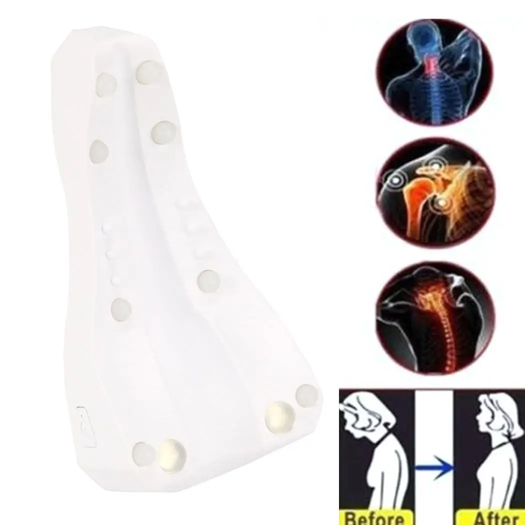 

Spine Correction Lumbar Massager Vertebral Yoga Kit 18.00cm x 10.00cm x 5.00cm Leg White Bone Corrector