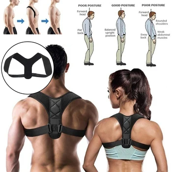 

Spine Posture Corrector Protection Back Shoulder Posture Correction Band Humpback Back Pain Relief Corrector Brace