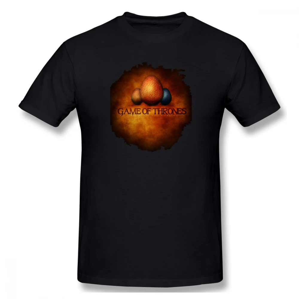

2019 Game Of Thrones The Egg Men's Basic Short Sleeve T-Shirt 3D Print t shirt Cotton Funny T-shirt home Top Tees