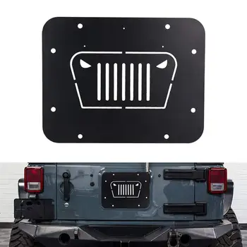 

Tailgate Spare Tire Delete Plate For Jeep Wrangler JK 2007-2017 For Jeep Wrangler JKU Tailgate Delete Plates