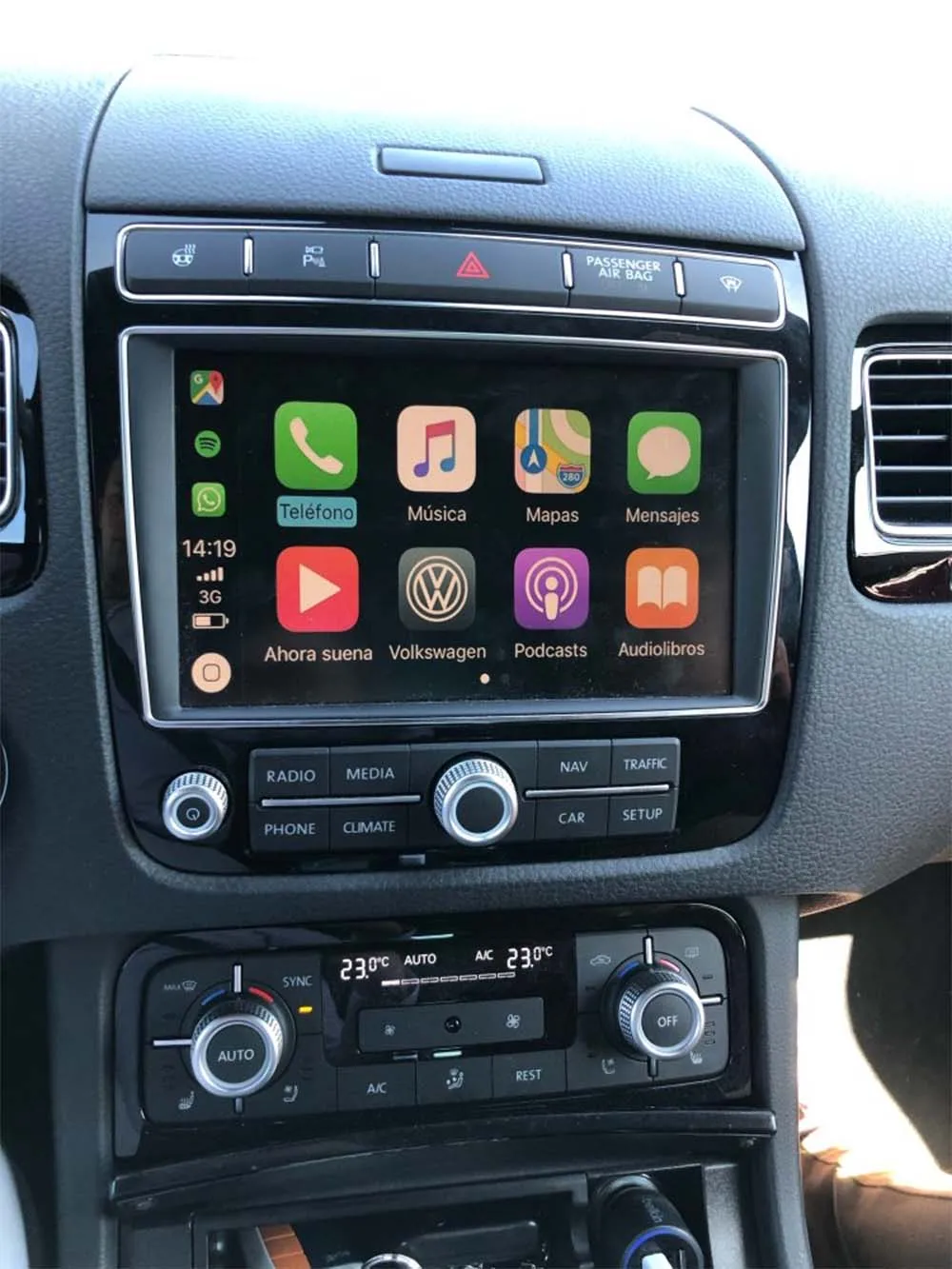 Sinairyu Wifi беспроводная Apple Car Play Carplay модифицированная для 2010- Volkswagen с iOS 13 Android зеркальная камера заднего вида