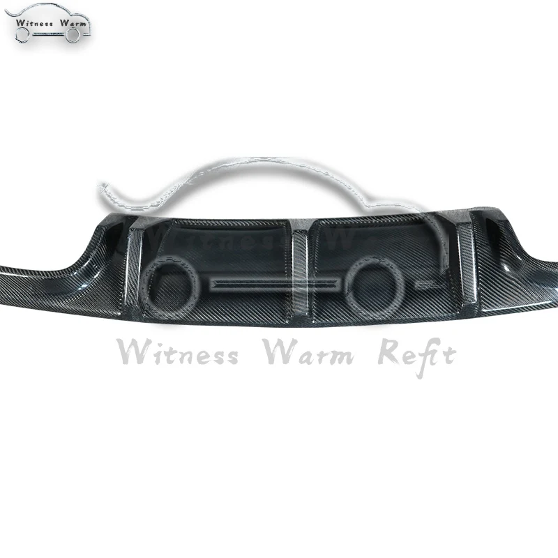 Для W204 C204 задний диффузор из углеродного волокна для губ Mercedes Benz W204 C63 AMG 2007-2011 диффузор заднего бампера