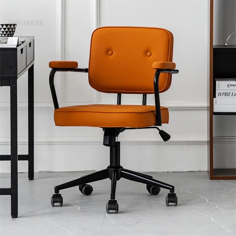 Nordic Small Apartment Designer Back Computer Chairs Home Study