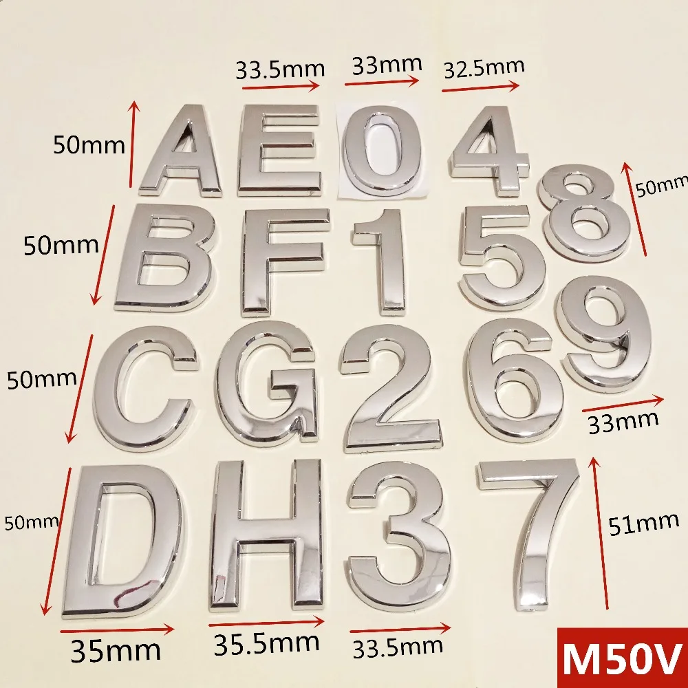 M50V亮银塑料门牌17款=01白底+混合