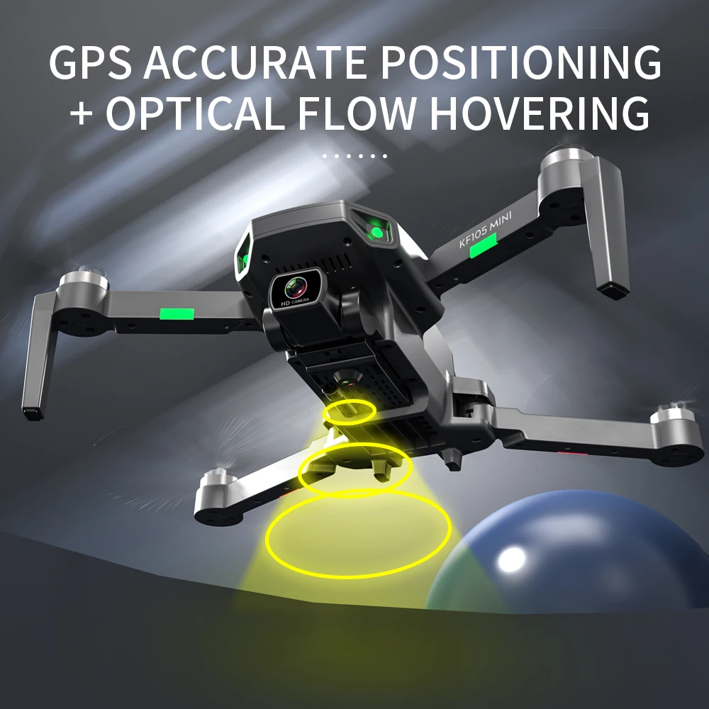 KF105 Professional GPS Drone 4K HD Camera Auto Visual Obstacle Avoidance Brushless Foldable Quadcopter RC Drone VS KF102 MAX rc quadcopter with camera