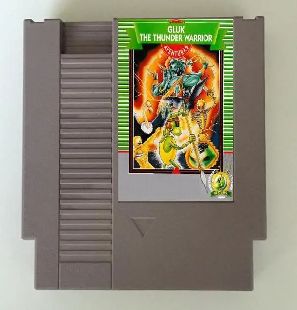 Gluk The Thunder Warrior игровой Картридж для консоли NES