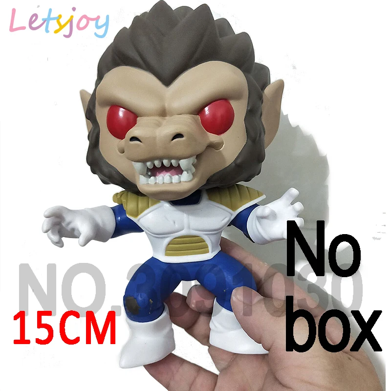 Zen oh Key of Egoism broly 15 см поп dragon ball Vegetto официальный letsjoy Vegeta большая обезьяна повседневная одежда Гальваника милая кукла - Цвет: 15BIG APE no box