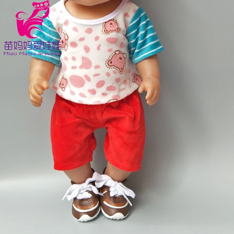 18 дюймов девочка кукла одежда, Размеры: 43 см для ухода за ребенком для мам reborn Одежда для куклы-младенца и Штаны подарки для детей