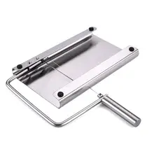 Food Grade 430 Stainless Steel Cheese Slicer Kitchen Tool Multifunctional Cheese Cutting Table Ham Cutting Knife