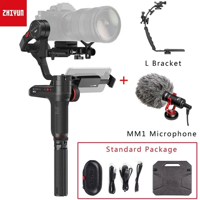 Zhiyun WEEBILL лабораторное оборудование комплект для Creator пакет включает контроллер фокусировки мини монопод-держатель для телефона Быстрая настройка ремень камеры - Цвет: Синий