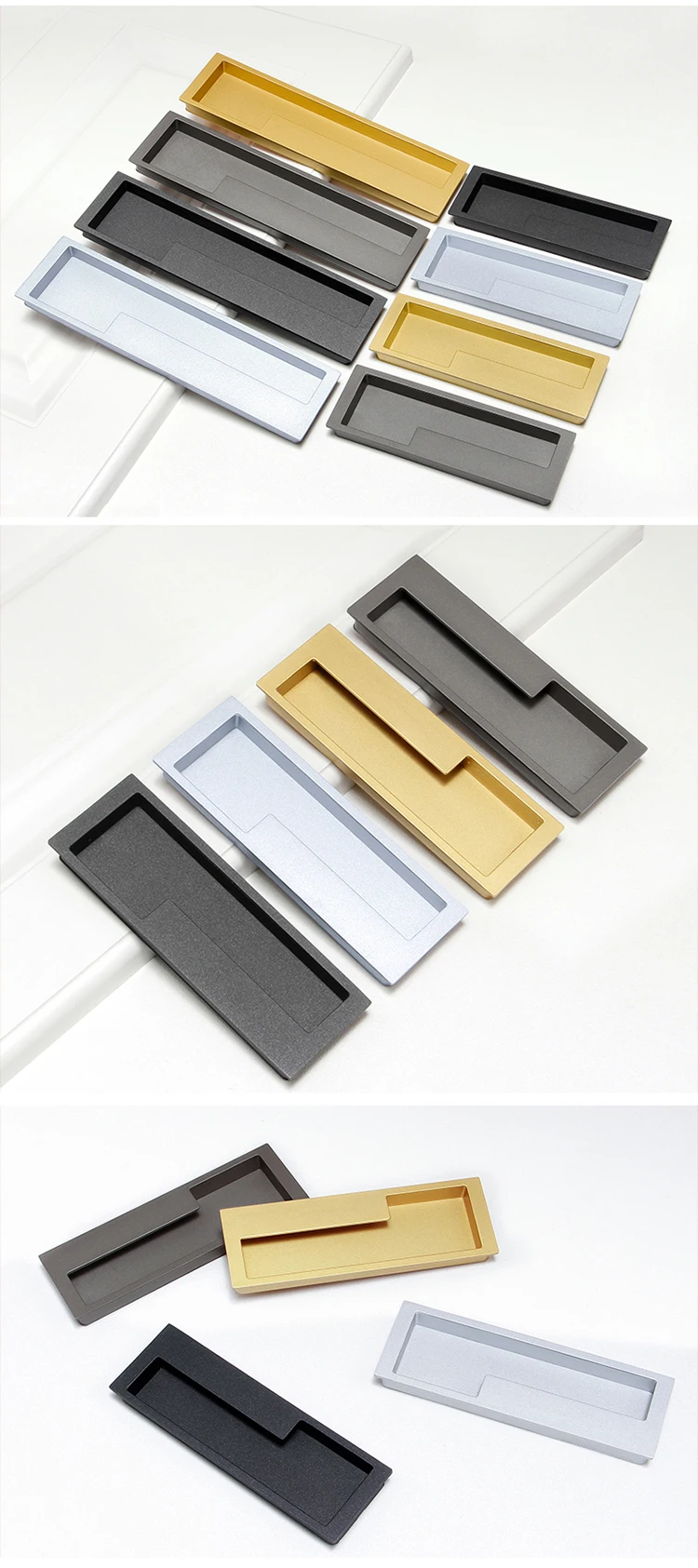 Barn Door Handle, Flush Cabinet Puxa, Móveis, Hardware Porta de Madeira