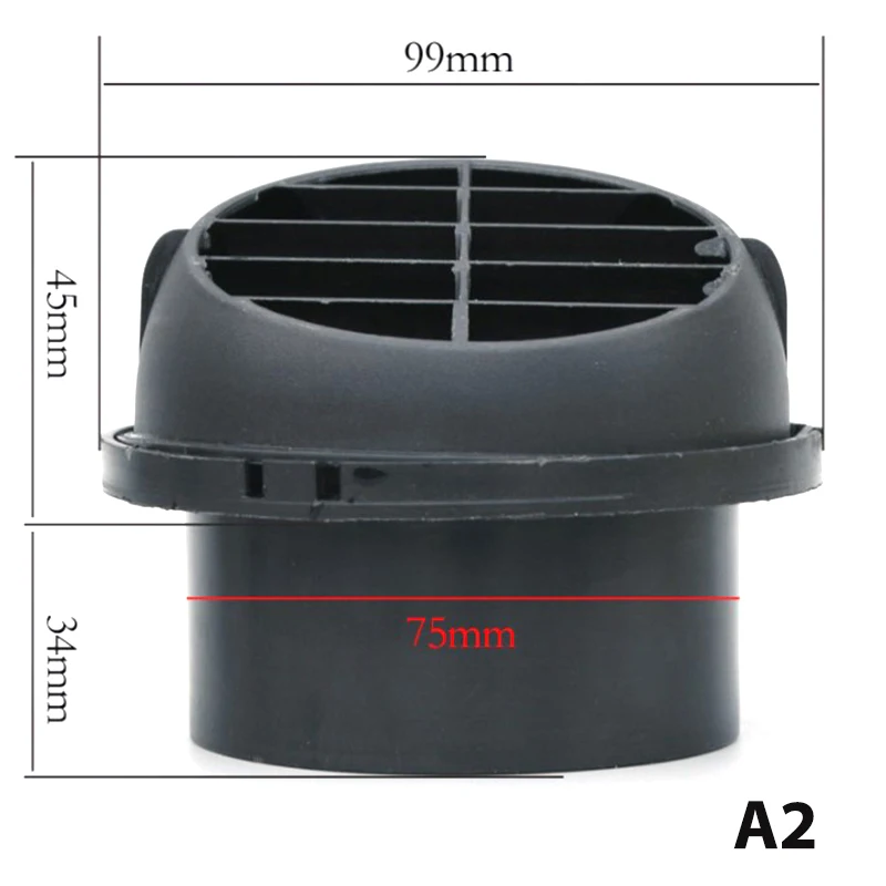 Air Vent Ducting T L Y Piece Elbow Pipe Outlet Exhaust Connector Joiner For Parking Heater Accessory