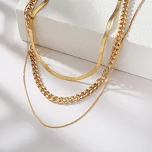 

Elegant jewelry Personality Multilayer Necklace for Women Gift