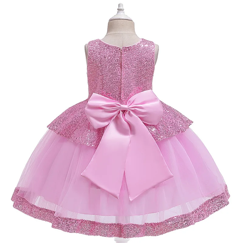 Lace Sequins Tutu Dresses For Girls Birthday Elegant Kid Dress Ball Gown Kids Clothing Girl Party Dress Princess Dress 2-10 Year