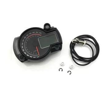 

Motorcycle Dashboard 12v Lcd Meter Modified Tachometer Odometer Motorcycle Instrument 7 Color Display Oil Level Meter