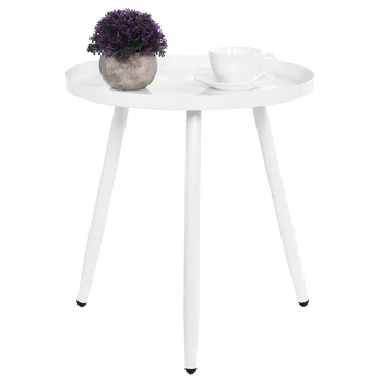 

Modern Stylish Round End Table 3 Legs Side Table Coffee Desk Tea Table For Office Nordic Coffee Table Living Room Furniture