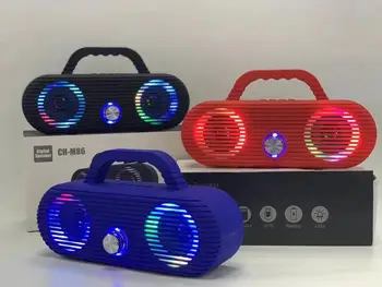 

CH-M86 New Bluetooth Speaker LED Street Bluetooth Portable Speaker Desktop Mini Wireless Colorful Light