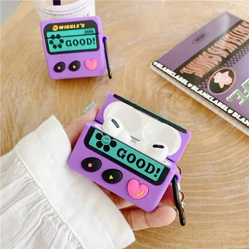 

Retro Cute Pager Case For Apple Airpods Cover Soft Silicone Bluetooth Earphone Case For Airpod Pro/2/1 Headphone Case Box Funda