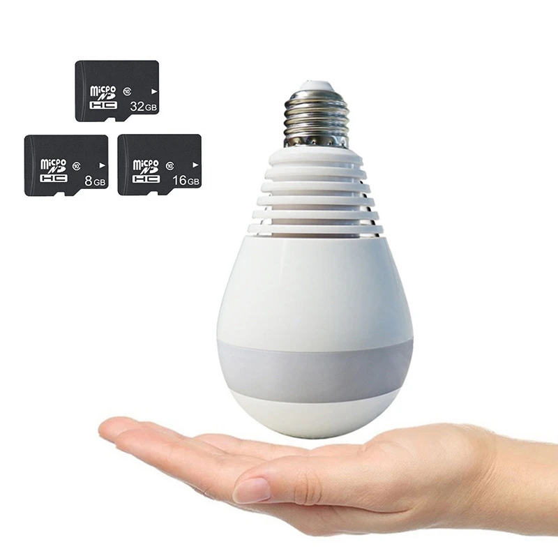 

360vr Bulb Camera Wireless Camera Wifi Mobile Phone Monitor Bulb Monitor
