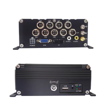 

8 Channel video registrator Car DVR h265 1080P 4G GPS WIFI Mobile Truck Bus Train DVR Support 4TB HDD