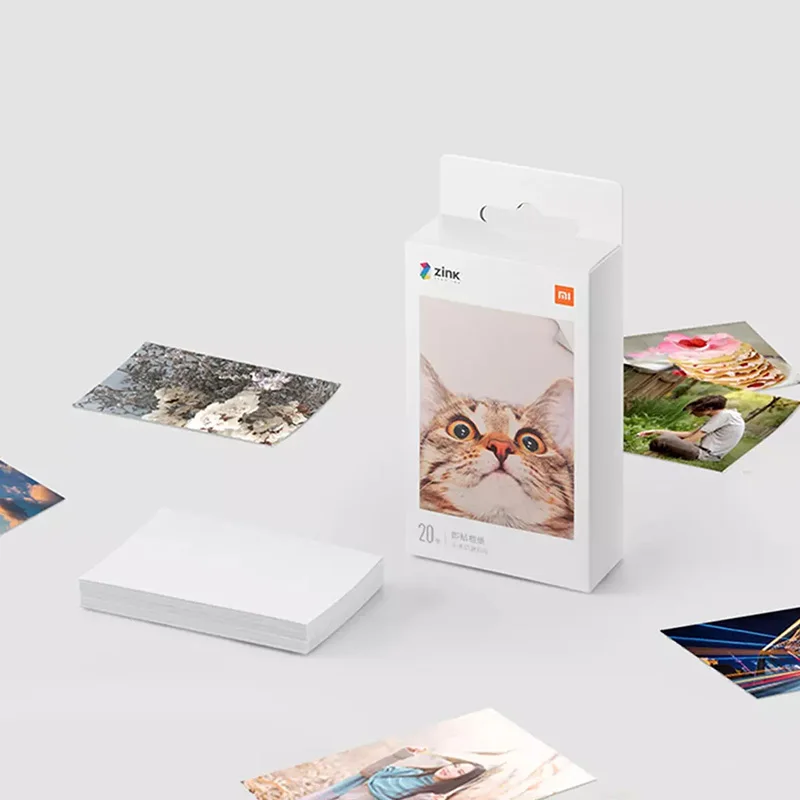 Xiaomi принтер фотобумага Мини Портативный DIY карманный стикер 20 шт печать