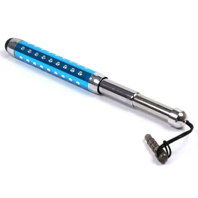 Promotion-Retractable Stylus Pens Crystal Design x 10- Suitable for Smartphones and Tablets