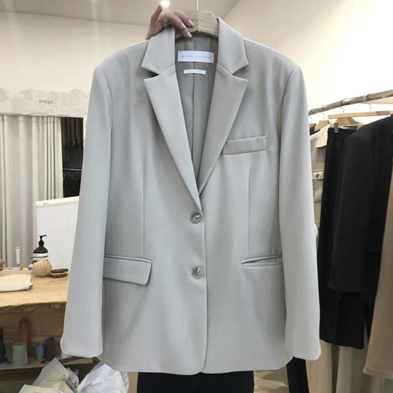 

High Quality Plus Size Women's Jacket Small Suit Autumn and Winter Casual Single Breasted Ladies Blazer Fashion Coat Female
