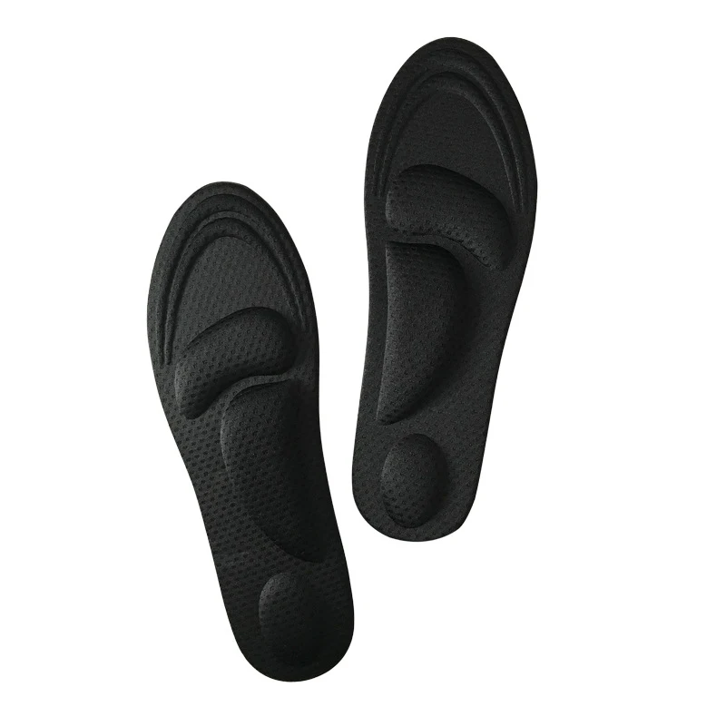 Мужские стельки на плоской подошве, стелька с памятью формы для обуви, удобная стелька для обуви, аксессуары для обуви - Цвет: Black