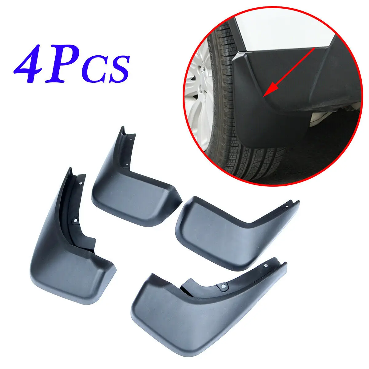 

Mudflap Splash Guard Fender Fit For Land Rover Discovery 5 LR5 Mud Flap Mudguard Accessories 2016 2017 2018 2019 Soft Plastic