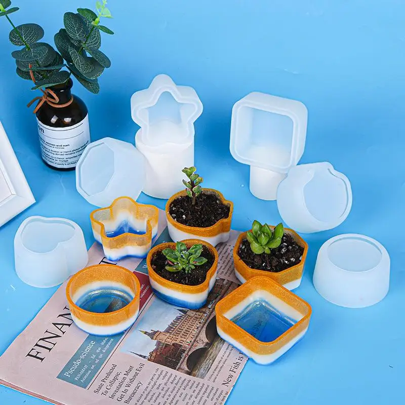 Bloem Siliconen Mold 3D Voor Plaster, Epoxy Resin, Zeep En Kaarsen - Herbruikbaar