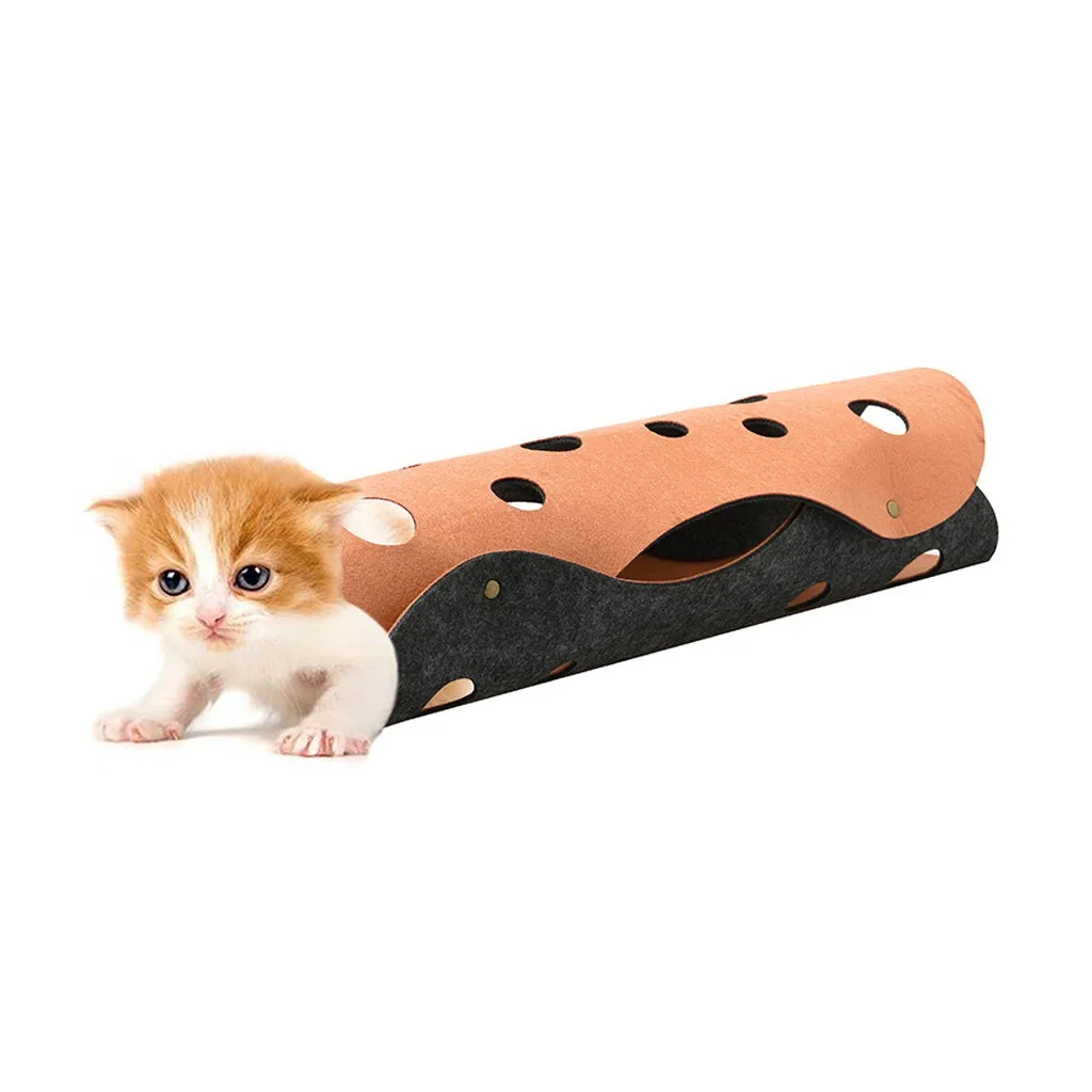 2 шт. кошка Комбинации коврик туннельный шить складной Cat играть канала