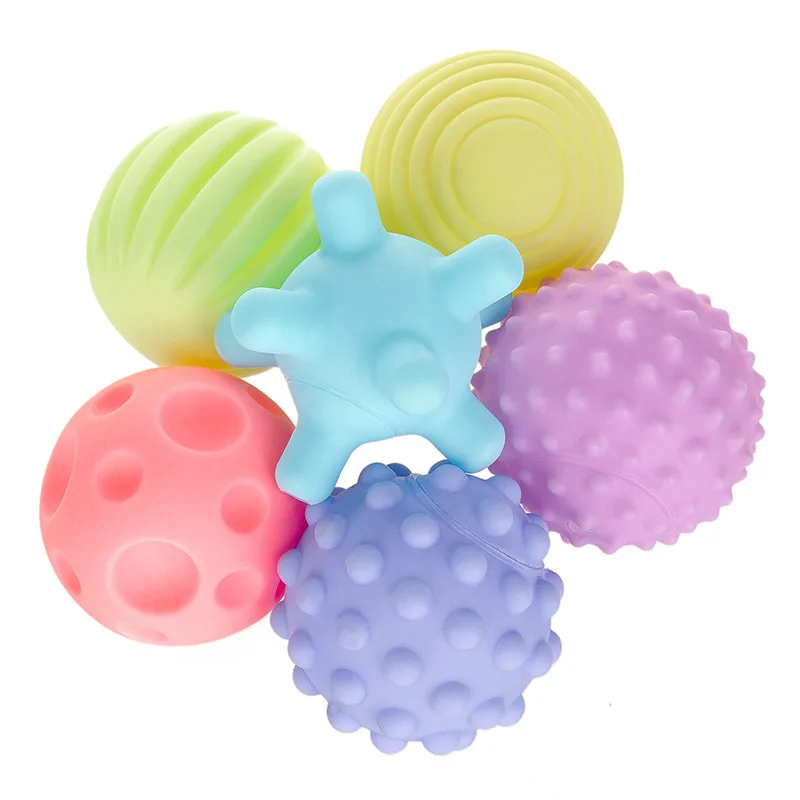 Baby Tactile Senses Toys Training Massage Touch Hand Ball Kids Newborn Textured Multi Soft Ball Toy Ball Set Develop baby toys 13