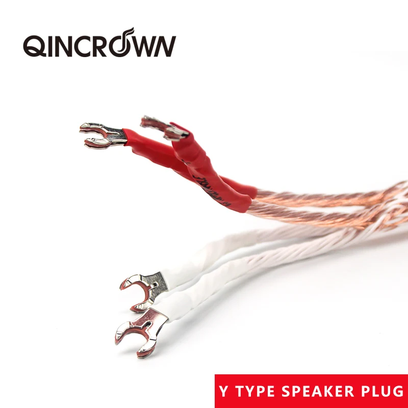QINCRQWN аудио Hi end DIY HIFI plateado Y forma de pala a banana enchufes|Кабели VGA| |