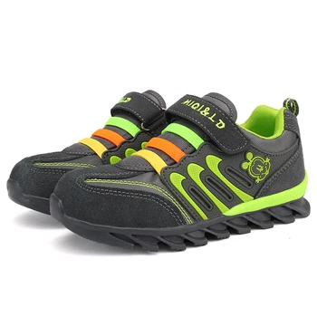 

New Arrival Popular Style Children Casual Shoes Mesh Sneakers Boys & Girls Flat Child Genuine Leather Running Shoes Light Fast