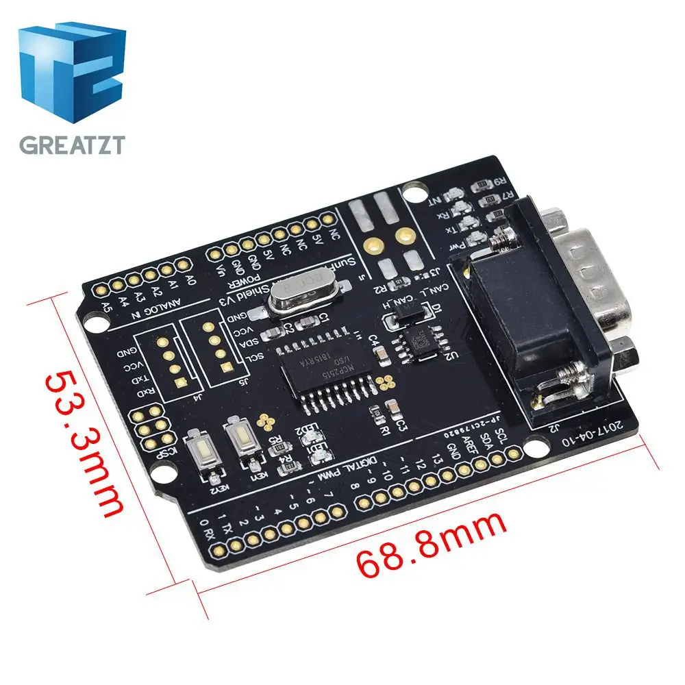 MCP2515 Can шина Защитная плата модуля фоторазъем Стандартный UART IIC SPI светодиодный