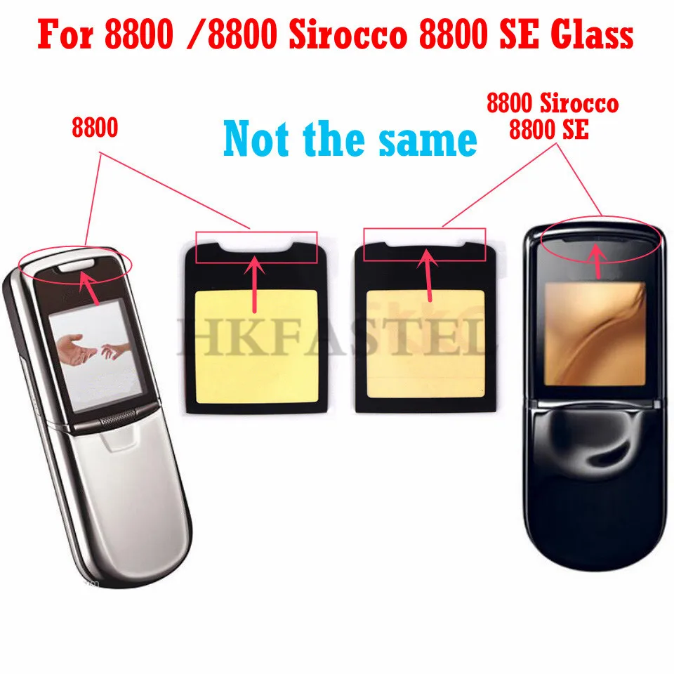 ЖК зеркало hkfatel для Nokia 8800 / 8800SE SE зеркальный дисплей защитное стекло + клей|lcd for nokia