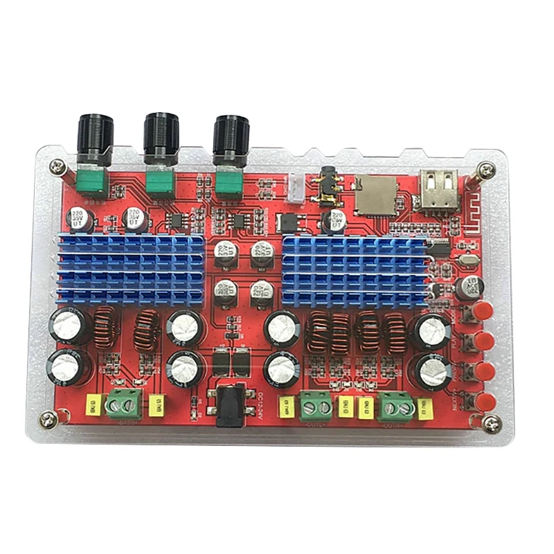XH-M560 2 1 плата цифрового усилителя мощности TPA3116D2 60Wx2 + 100 Вт Плата высокой с