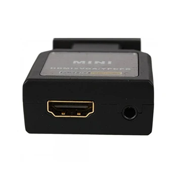 

HDMI To VGA Ypbpr SPDIF Audio Converter Audio Converter Adapter Mini HDMI to VGA+Ypbpr Switch Audio LHB99
