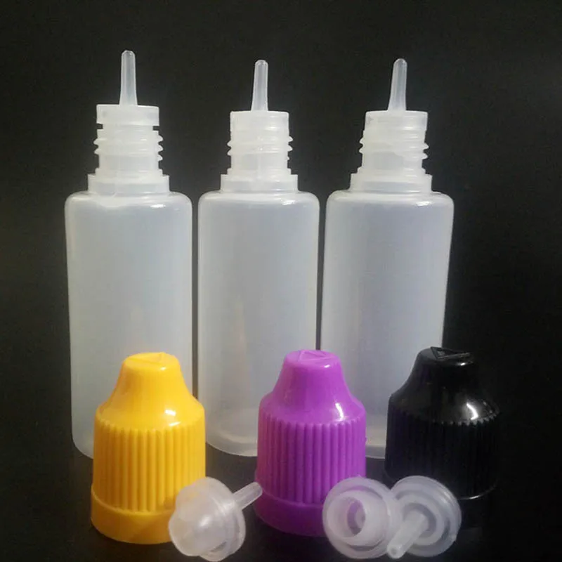 Капельница bottles_50 шт 30 мл пустые пластиковые LDPE с защитой от детей игольчатые бутылки Сжимаемый горшок