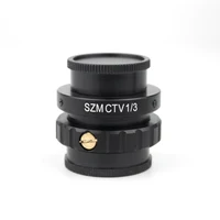 SZMC TV1/2 TV1/3 CTV Adapter 0.5X 0.35X 1X C-mount Adapter Lens Trinocular Stereo Microscope Replacement Accessories 4
