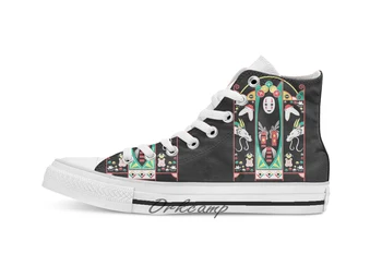 

Spirited Deco Custom Casual High Top lace-up Canvas shoes sneakers Drop shipping