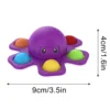 1PCS New Anti Stress Push Bubble Fidget Spinner Face-Changing Sensory Toy Push popete Spiner Stress Relief Fidget Toys For Kids 5