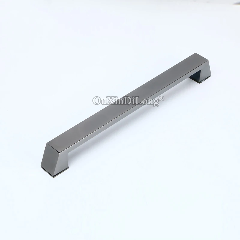 Titanium Black 3 цвета, нержавеющая сталь, Безрамная душевая кабина, стеклянные раздвижные дверные ручки, стеклянные дверные ручки - Цвет: Titanium Black
