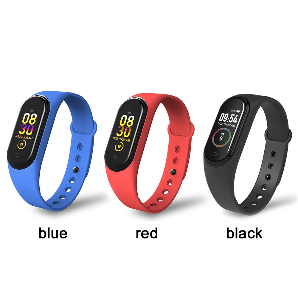 

Multifunction Smart Wristband Monitoring Sleep Heart Rate Monitor M4 0.96inch Bluetooth 4.0 Fitness Step Counter Pedometer
