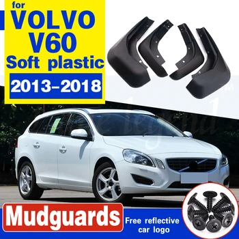 

Set Car Mud Flaps For VOLVO V60 /V60 Cross Country 2013-2018 2014 2015 2016 Mudflaps Splash Guards Mud Flap Mudguards Fender
